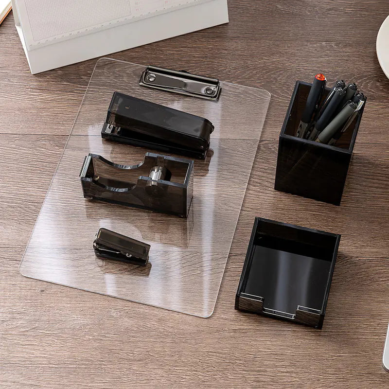 Mingqiang Office Desk Organizer with Stapler and Supplies