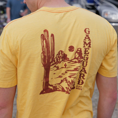 GameGuard SunDial graphic T-shirt featuring a bold sun dial design on a comfortable cotton tee.