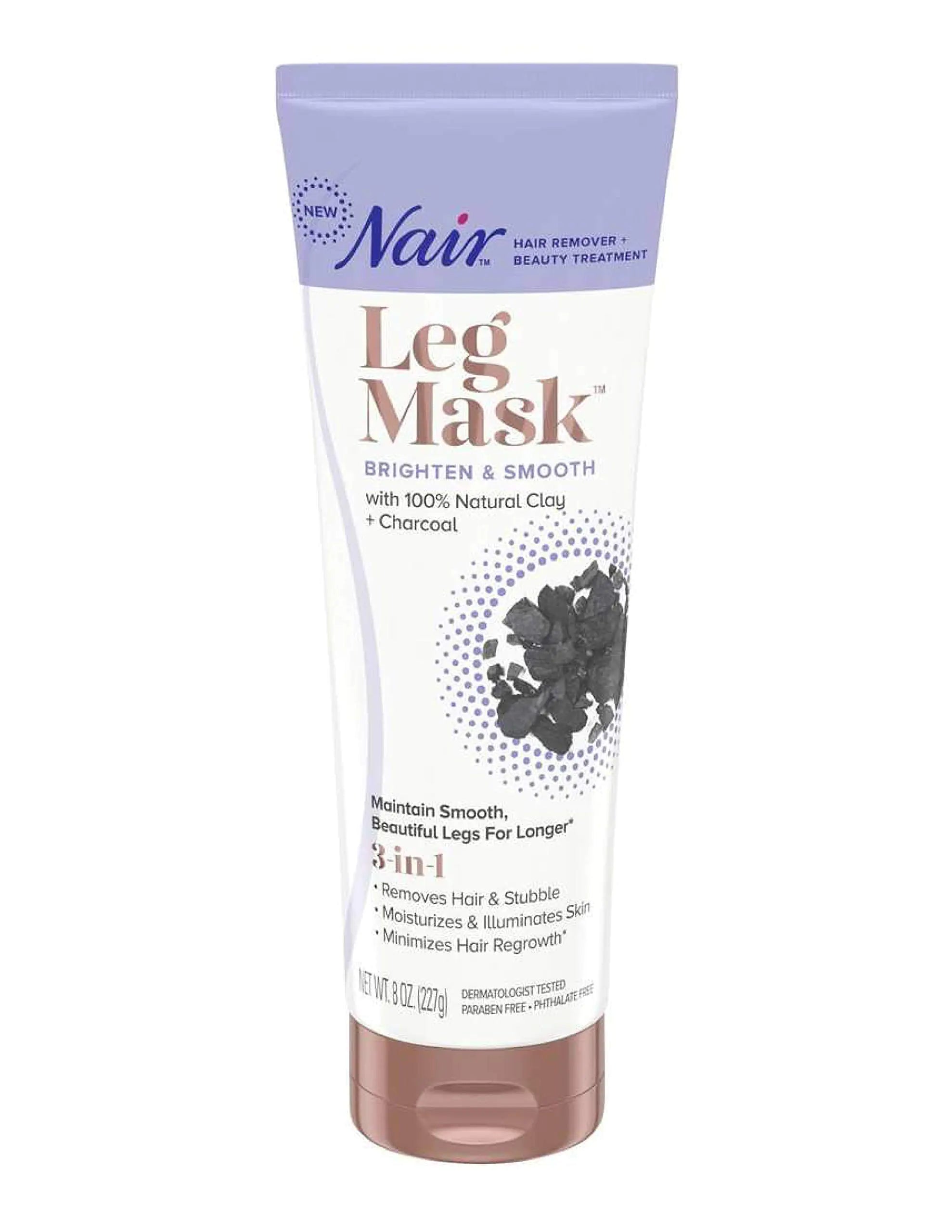 Nair Leg Mask Clay Brighten & Smooth 8 Ounce Tube (2 Pack)