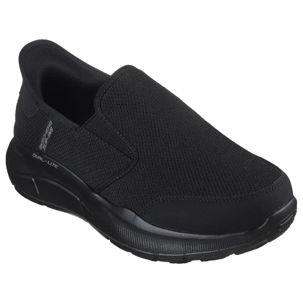 Skechers Mens Equalizer 5.0 Drayze Hands Free Slip-in Sneaker Black/Black 11.5