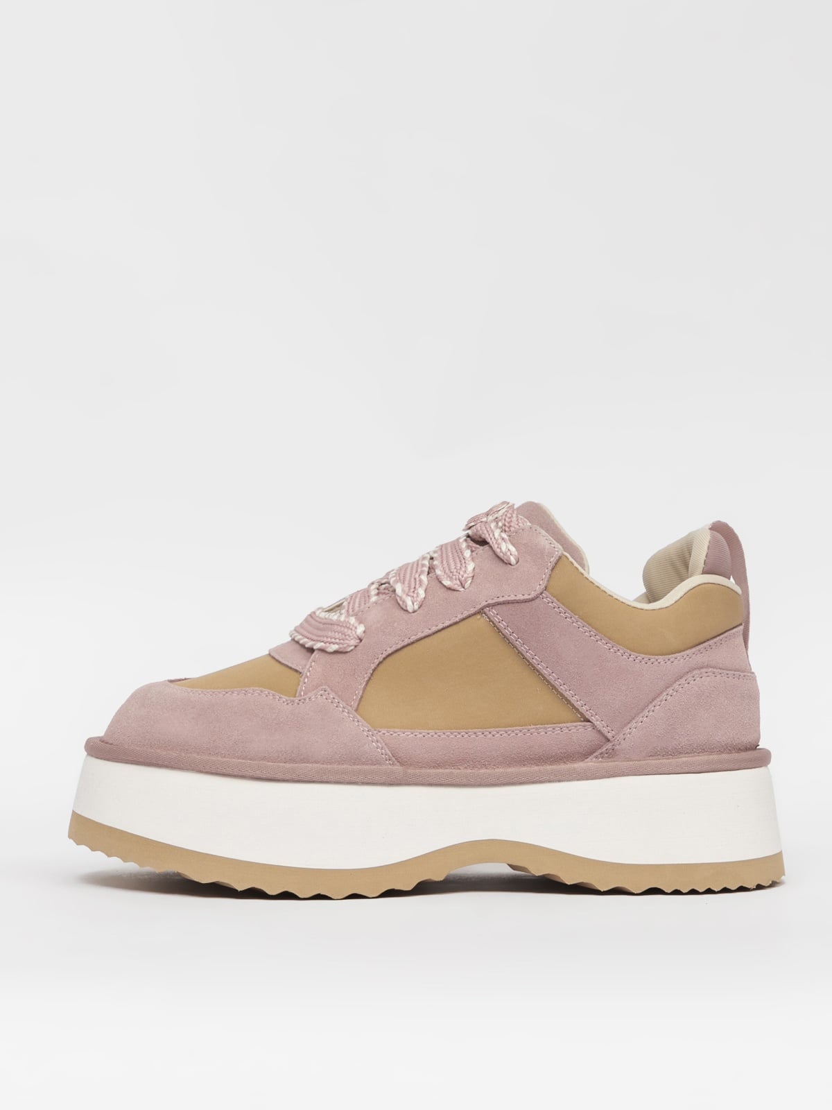 Pink women's casual footwear by L'ARTE MILANO with comfortable slip-on design and stylish look.