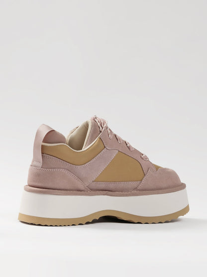 Pink women's casual shoes from L'ARTE MILANO featuring comfortable footwear design and stylish appearance.