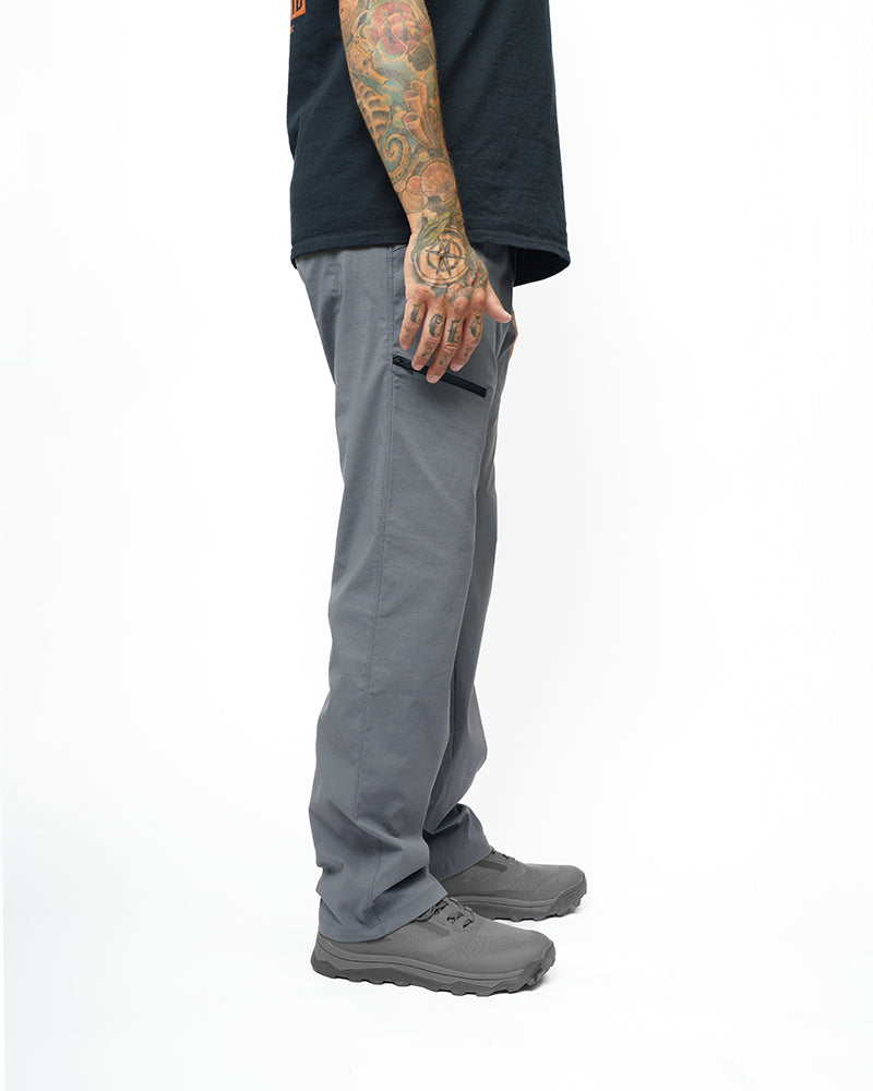 Off The Grid Surplus Lancer Standard Fit Pants in Iron Gate color, showing the casual fit and durable fabric.
