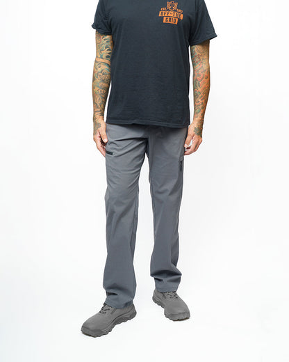 Off The Grid Surplus Lancer Standard Fit Pants in Iron Gate color, showing a casual fit with front pockets and durable fabric.