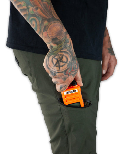 Off The Grid Surplus Lancer Standard Fit Pants in dark army color, showcasing durable fabric and classic pant design.