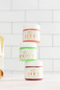 Kismet Buff All-Natural Lip Scrub set with exfoliating lip balm and scrub sticks, natural ingredients for smooth, soft lips