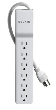 Belkin 6-Outlet Home and Office Power Strip Surge Protector 4ft Cord