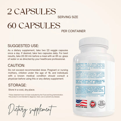 Bottle of Happy Millions Melatonin Plus Sleep supplement with white label and capsules inside.