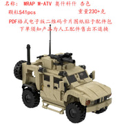 Cross-Border Compatible LEGO MOC-150189 Military Vehicle