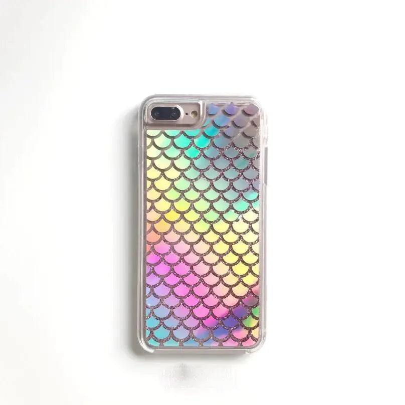 Iridescent Fish Scale Phone Case for iPhone Xs Max