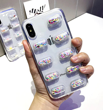 Transparent Protective Case for Apple iPhone X