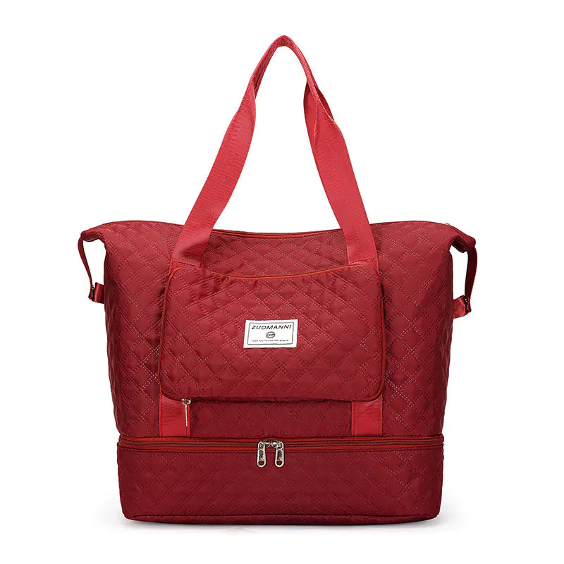 Large Capacity Portable Duffle Bag and Travel Organizer