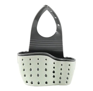 Adjustable Rubber Sink Drainer Basket for Kitchen Storage