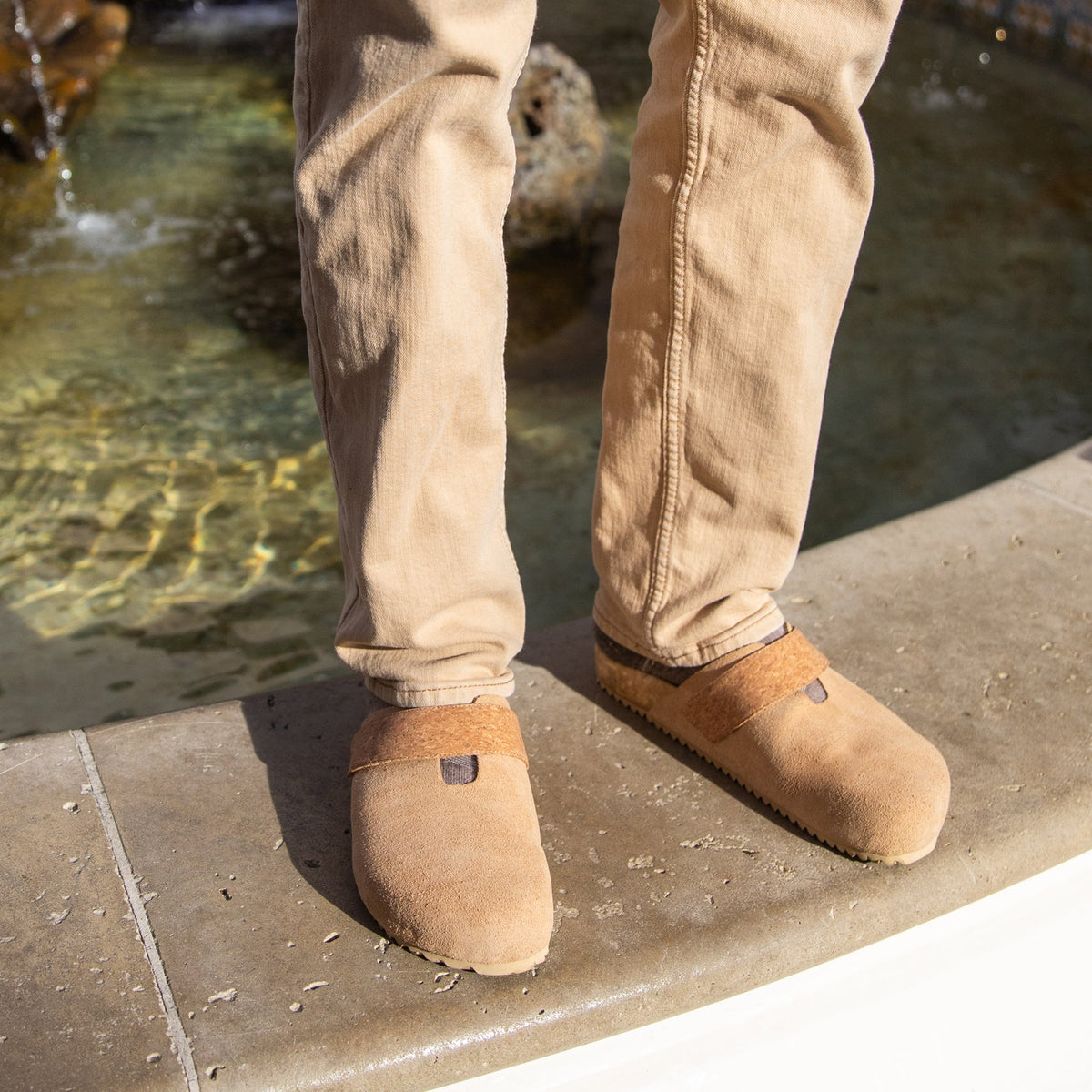 Fleks More Mesa Clog in Morning Coffee color, stylish and comfortable footwear with a casual design, perfect for everyday wear.