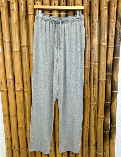 Men's grey bamboo viscose lounge pants by Spun Bamboo, soft and comfortable men's pajama pants with relaxed fit.