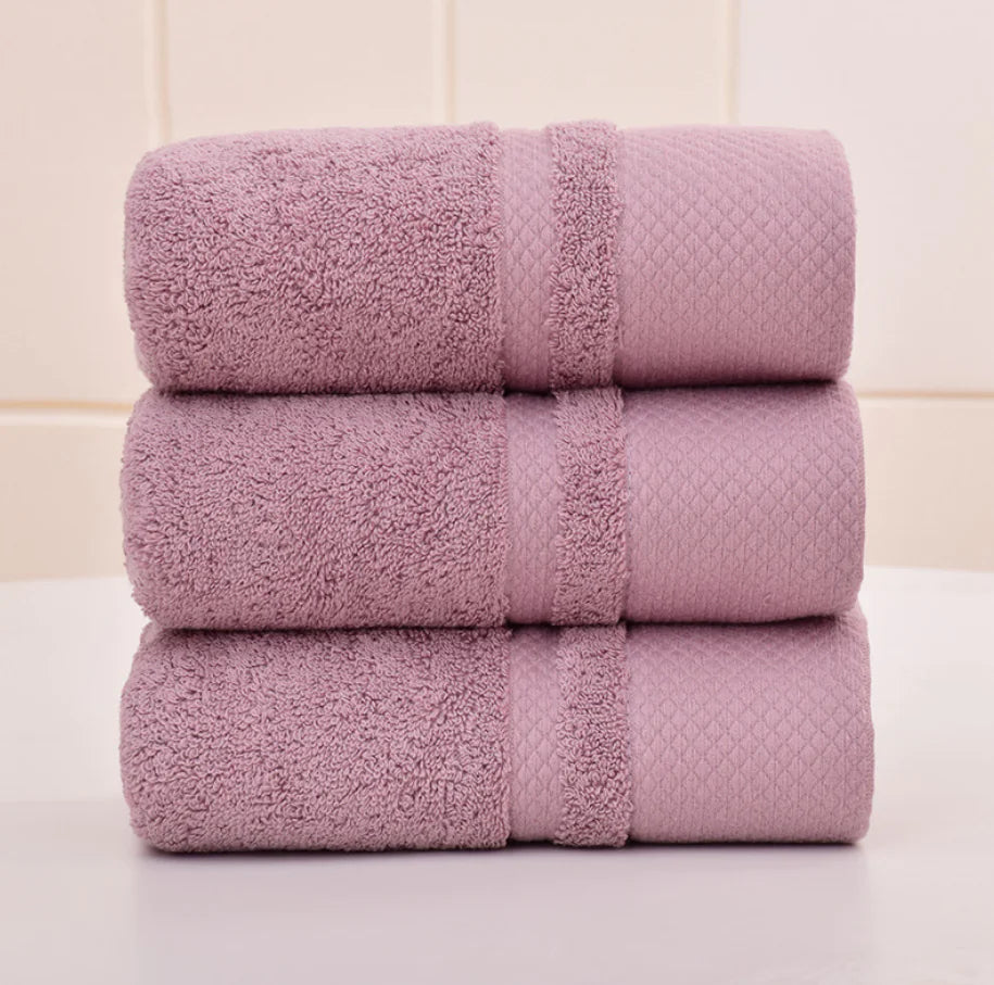 Thick Cotton Face Towels with Custom Logo (120g)