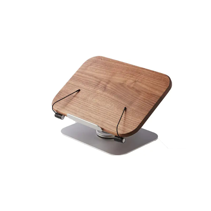 Adjustable Wooden Reading Stand for Tablets and Books