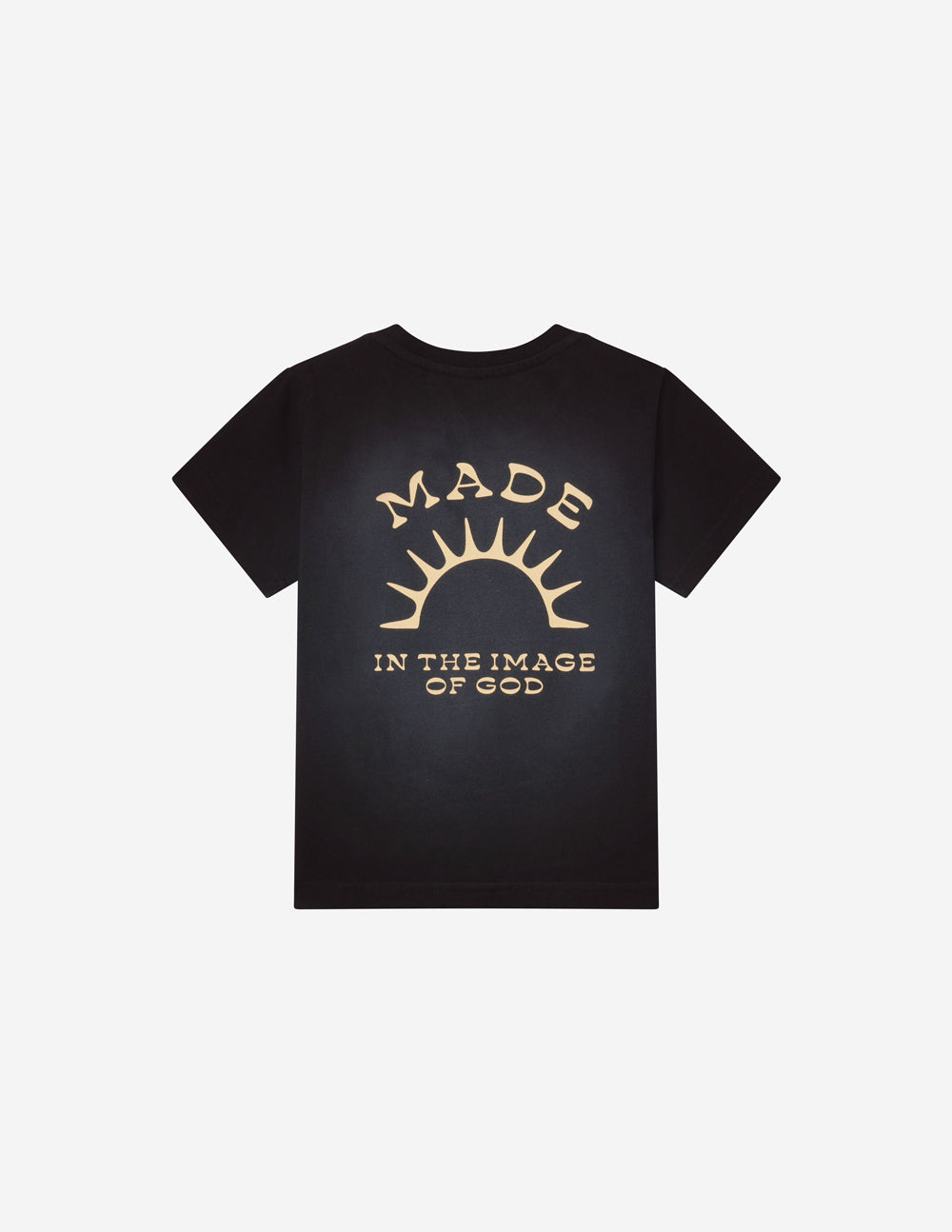 Kids T-shirt by Elevated Faith featuring the "Made in the Image of God" design, in soft fabric with a comfortable fit.