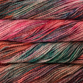 Malabrigo Vientos yarn in vibrant blue and green shades, showcasing soft, textured wool yarn by Darn Good Yarn.