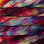 Soft Malabrigo Arroyo yarn in vibrant colors, shown in a ball with textured fibers, by Darn Good Yarn for knitting or crochet projects.