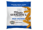 Single serve cheese straws snack from Mama Geraldine's, crispy and cheesy snack sticks in a convenient pack.