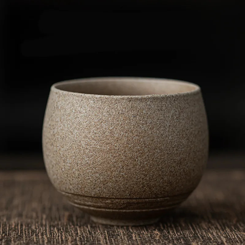 Japanese Handmade Coarse Pottery Tea Cup