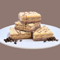 AmBari Nutrition Proti Wafer Squares mocha protein bars, showing layered chocolate and wafer textures for a nutritious snack