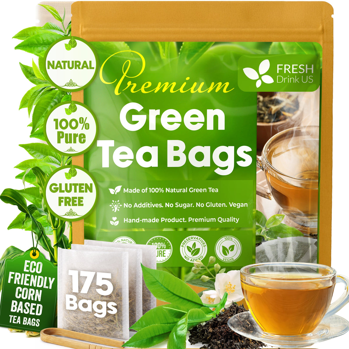 Premium Green Tea Bags