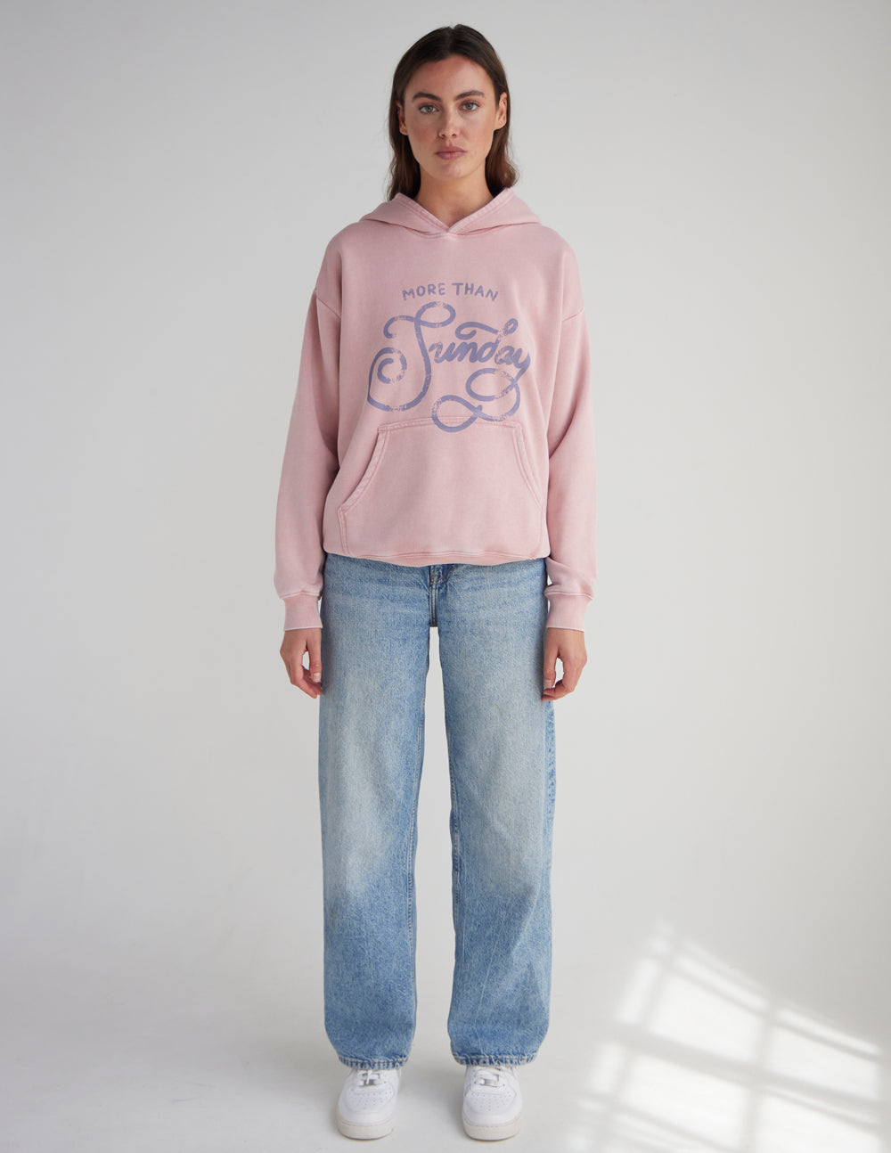 Unisex hoodie from Elevated Faith with a comfortable fit, featuring the More Than Sunday design in soft fabric and casual style.