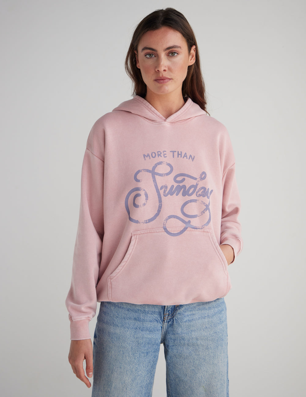 Unisex hoodie from Elevated Faith with a comfortable fit, featuring a casual design and soft fabric in a neutral color.