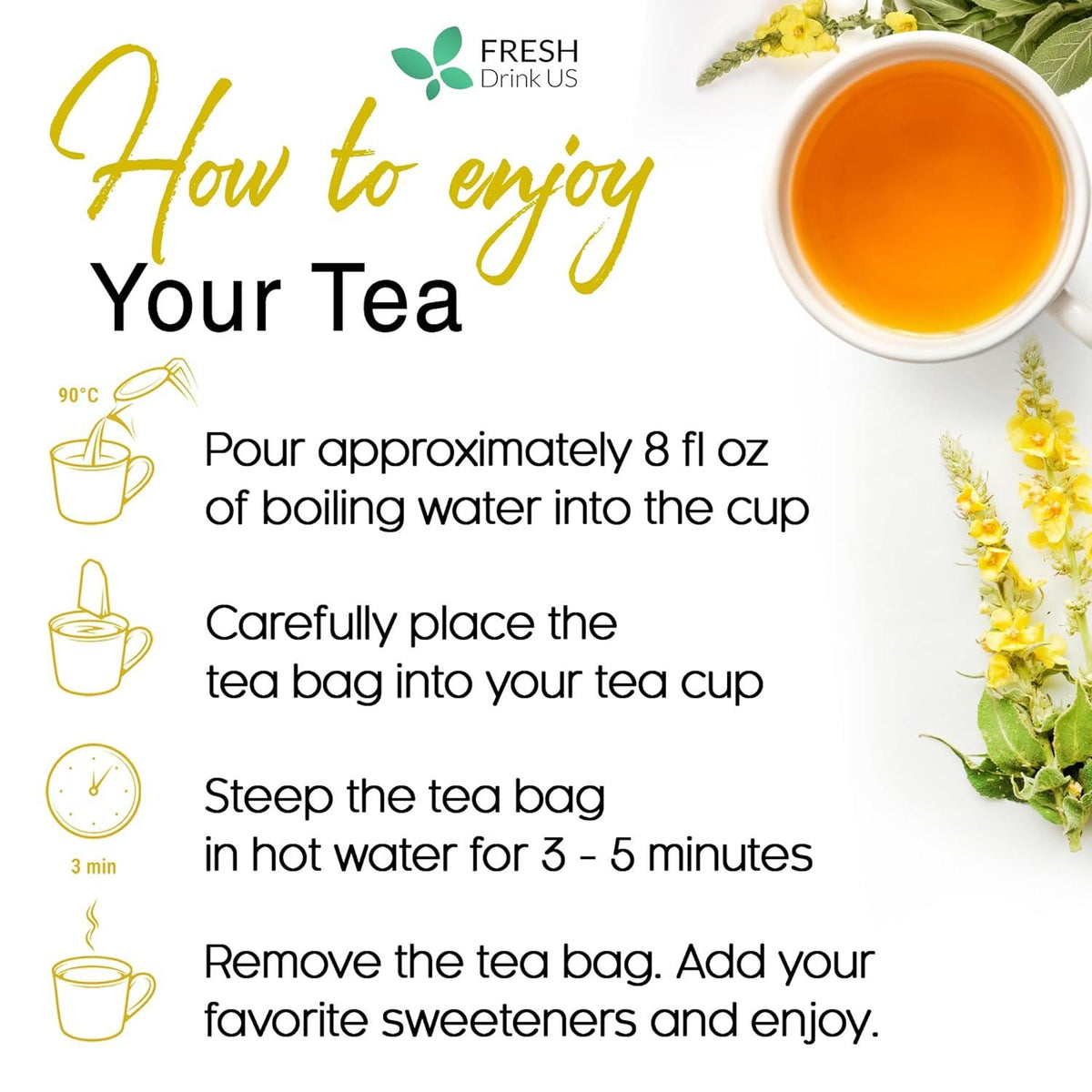 Mullein Leaf Tea Bags