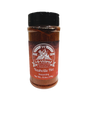 Close-up of HI-West Nashville Hot Seasoning jar showing vibrant red spice blend for grilling and cooking.