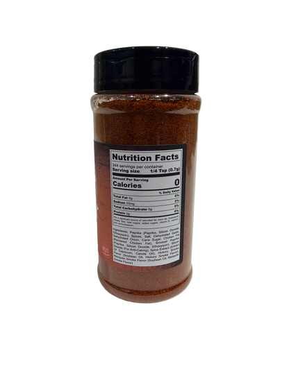 Close-up of HI-West Nashville Hot Seasoning jar showing the colorful spice blend label and seasoning inside.