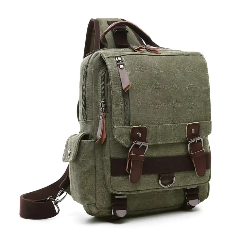 Casual Canvas Backpack for Outdoor Travel
