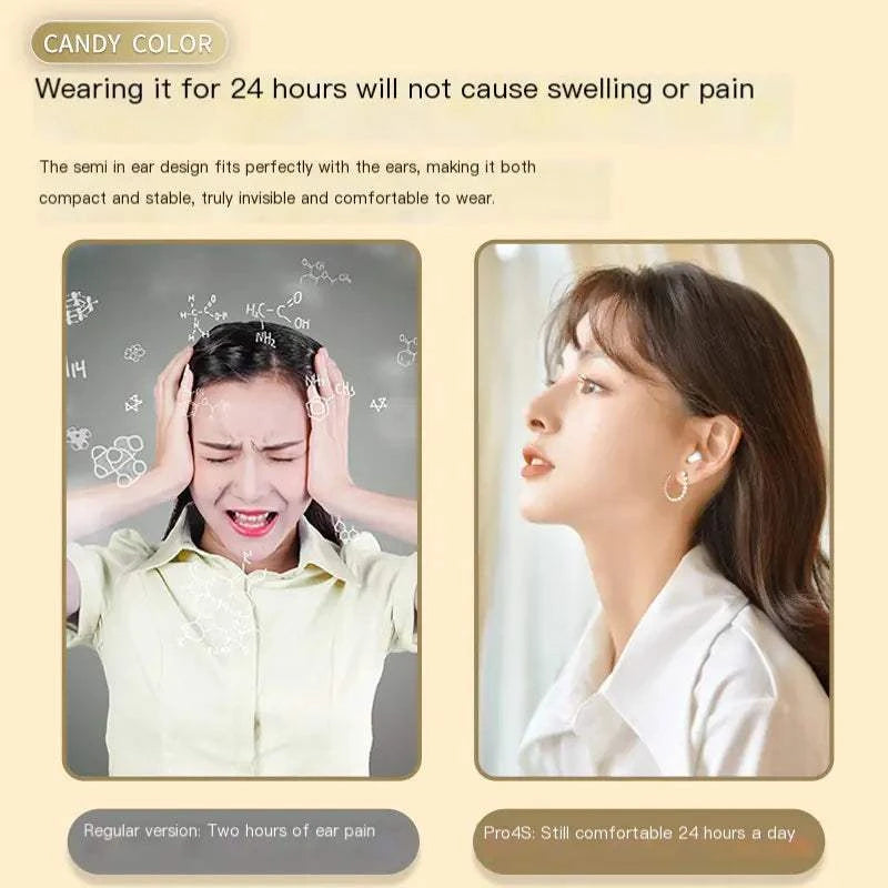 Mini Pro4SS Invisible True Wireless Bluetooth Earbuds