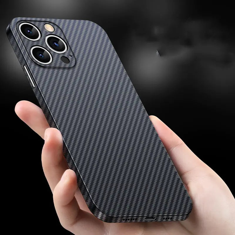 iPhone 12 Pro Max Ultra-Thin Carbon Fiber Case - Minimalist Design & Premium Protection