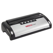 Nesco Vacuum Sealer Machine, Automatic Food Sealer with Accessory Port for Sealing Jars/Canisters, Built‑In Roll Storage & Cutter, Includes (2) 10 Ft Rolls, for Pantry Storage & Preserving Leftovers