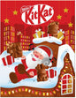 Nestle KitKat Advent Calendar 85g with festive chocolate treats behind numbered doors, perfect for holiday countdown.