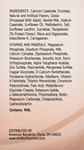 AmBari Nutrition Hazelnut Cocoa Shake with hazelnuts and cocoa ingredients in a glass, showcasing a creamy, chocolate-flavored beverage.