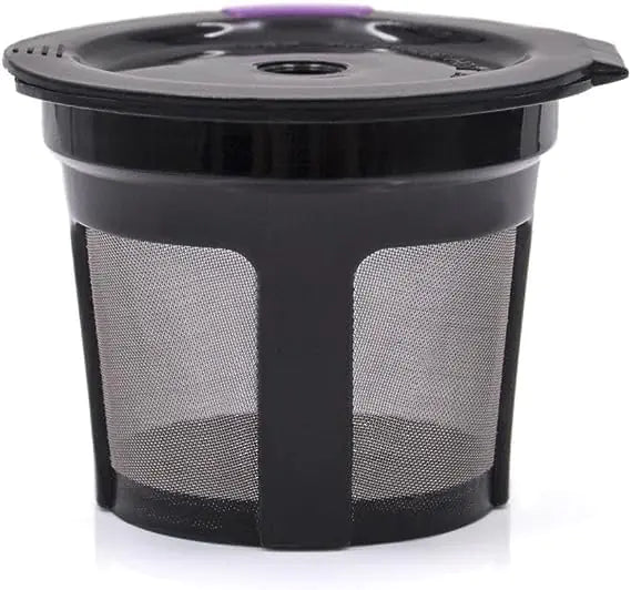 Black Reusable Coffee K-cup Filter Baskets for Keurig 1.0 And 2.0 BrewersCoffee Capsule Plastic Filter 20ml K Cup Coffee Pod Reusable Coffee Filters with 20 Pcs Filter Paper for Office Coffee Shop