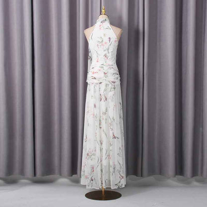 French Elegant Party Event Evening Dress