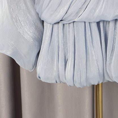 Lantern Sleeve Solid Color Dress Women MUNSIEUR New Arrivals