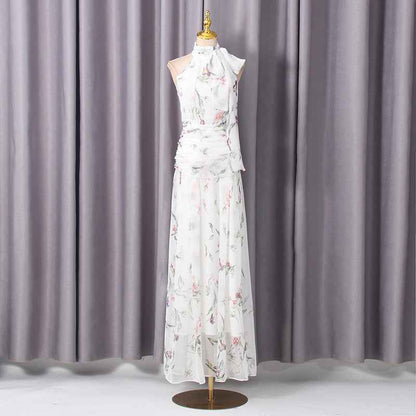 French Elegant Party Event Evening Dress