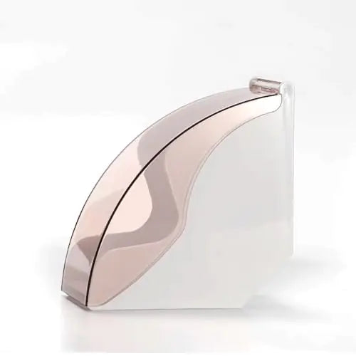 Cone Coffee Filter Paper Holder Box Espresso Puck Coffee Mesh Screen Pour Over Coffee Filter Storage Container (Filter Paper Holder White L)