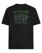 Black Off The Grid Surplus Ole Son T-Shirt featuring a simple, stylish design with a crew neck and short sleeves.