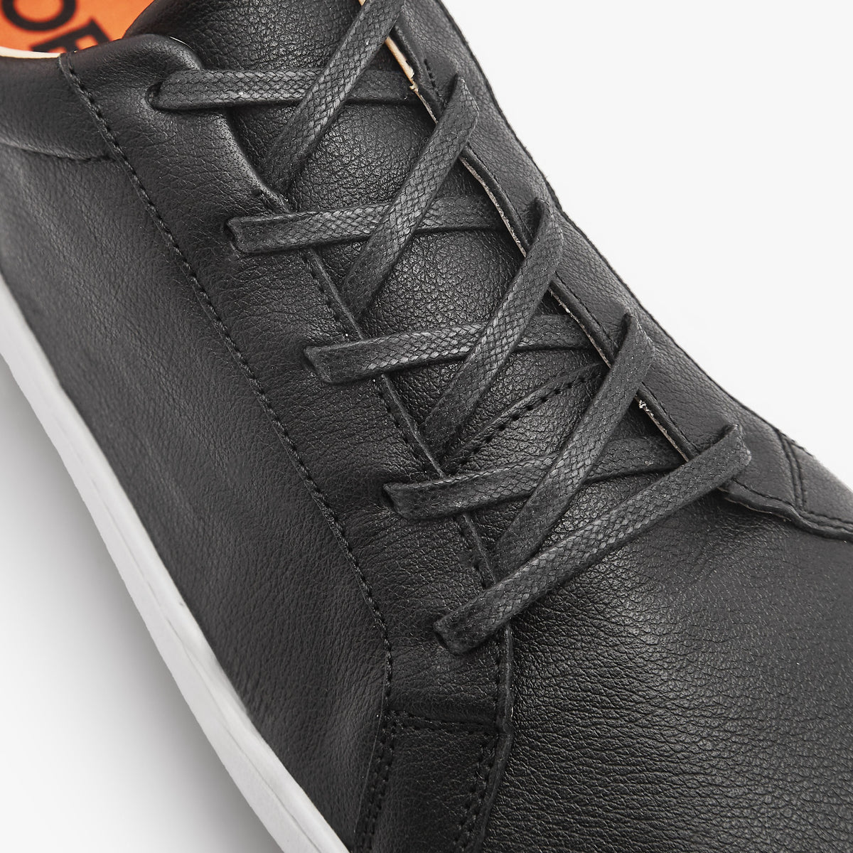 Black natural leather daily sports shoe for women, Gen 3, from Origo Shoes, casual and comfortable footwear.