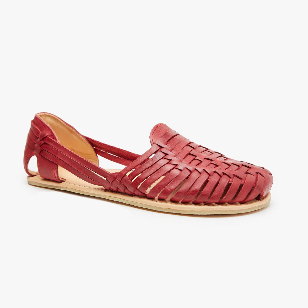Origo Shoes Las Huarache Slip-On in neutral tones, casual footwear with woven straps, perfect for relaxed summer style.