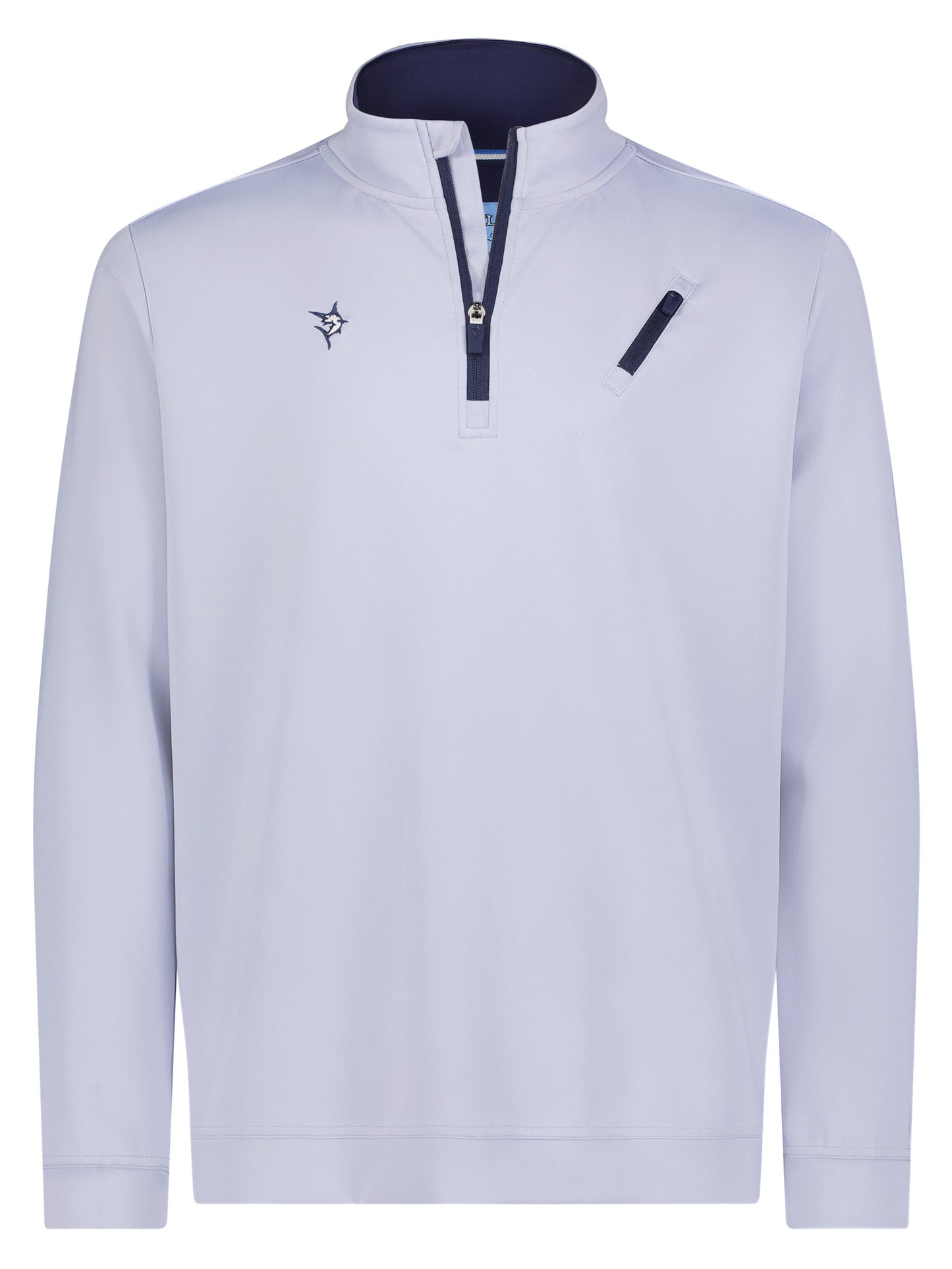 Gray Oceanside Pullover by White Water Life featuring smooth stretch fabric and casual fit, perfect for outdoor activities.