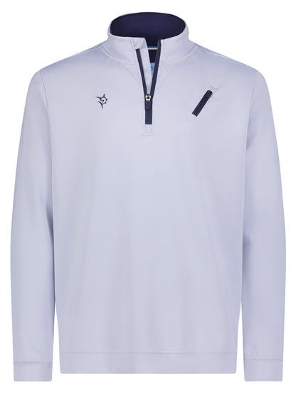 Gray Oceanside Pullover by White Water Life featuring smooth stretch fabric and casual fit, perfect for outdoor activities.