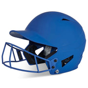 CHAMPRO HX Rise Fastpitch Softball Batting Helmet with Facemask in Solid Color Matte Finish Medium